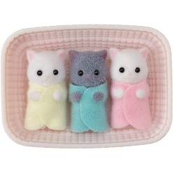 Calico Critters Persian Cat Triplets by Epoch Everlasting Play