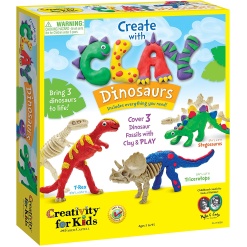 Create With Clay Dinosaurs by Creativity for Kids