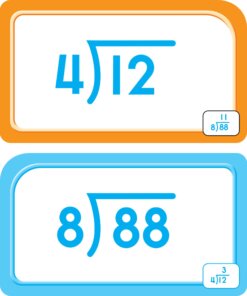 Division 0 12 Flash Cards by School Zone 3