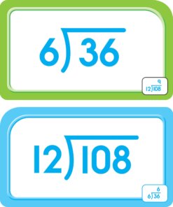 Division 0 12 Flash Cards by School Zone 4