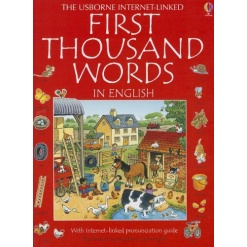 First Thousand Words in English by Usborne