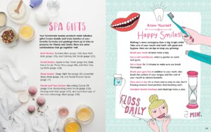 Girls Home Spa Lab All Natural Recipes Healthy Habits and Feel Good Activities to Make You Glow by Workman 6