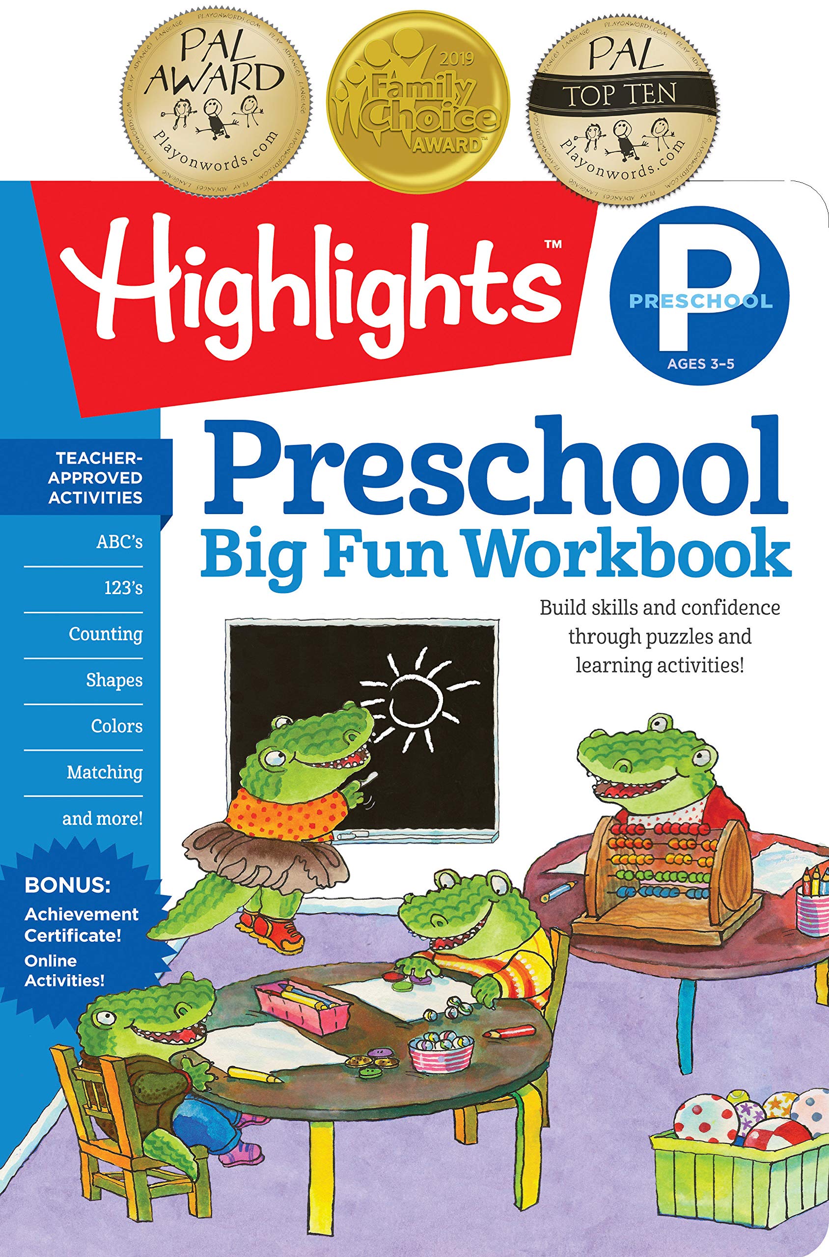 Highlights Preschool Big Fun Workbook by Penguin Random House Highlights Preschool Big Fun Workbook by Penguin Random House