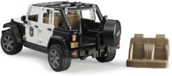 Jeep Rubicon Police Car with Policeman by Bruder 1