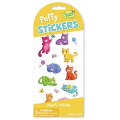 Kitty Puffy Stickers by Peaceable Kingdom