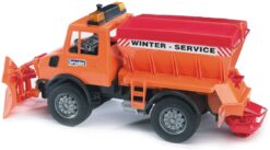 MB Unimog with Snow Plow by Bruder 3