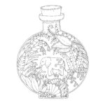 Magical Jungle An Inky Expedition and Coloring Book for Adults by Penguin Random House 3