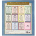 National Parks Commemorative Quarters Collectors Map 2010 2021 by Peter Pauper Press 5