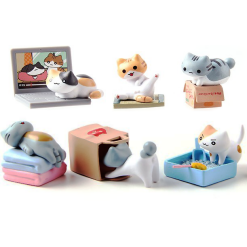 Nekono Kyuujitsu Cat Figurines by BC USA