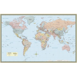 QuickStudy World Map Laminated Poster by BarCharts