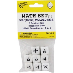 Set of Math Dice by Koplow Games