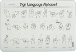 Sign Language Alphabet Placemat by Painless Learning 1