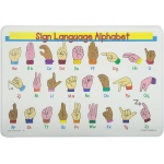 Sign Language Alphabet Placemat by Painless Learning