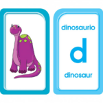 Spanish English Alphabet Flash Cards by School Zone 1