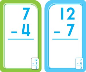Subtraction 0 12 Flash Cards by School Zone 3