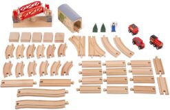 Swivel Bridge Train Set by Melissa Doug 1