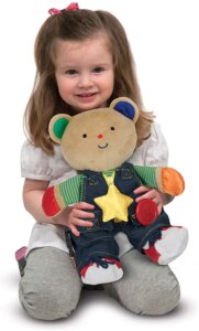 Teddy Wear Toddler Learning Toy by Melissa Doug 2
