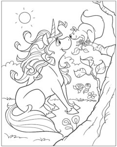 Unicorn Fun Coloring Book by Dover Publications 1