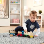 Wooden Farm Train by Melissa Doug 1