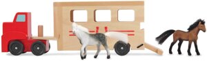 Wooden Horse Carrier by Melissa Doug 1
