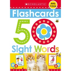 50 Sight Words Flashcards Scholastic Early Learners by Scholastic