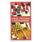Chess Checkers Backgammon by Professor Puzzle