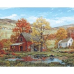 Friends in Autumn Puzzle by White Mountain Puzzles