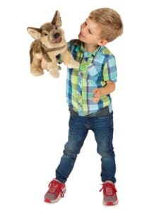 German Shepard Puppy Puppet by Folkmanis 2