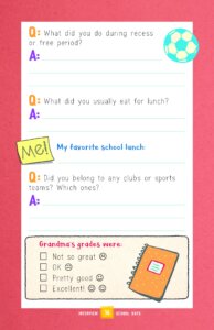 Interview with My Grandma An Interactive Journal to Investigate Our Family History by Castle Point BOoks 3