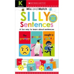 Mix Match Silly Sentences Kindergarten Workbook Scholastic Early Learners by Scholastic