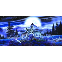 Night Wolves Puzzle by Sunsout