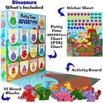 Potty Time Adventure Training Game Dinosaurs by Lil Advents