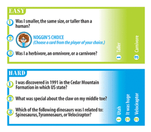 Professor Noggins Dinosaurs Card Game by Outset Media 1