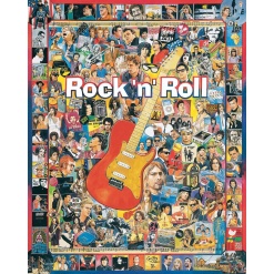 Rock N Roll Puzzle by White Mountain Puzzles