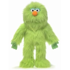 Small Green Monster Puppet by Silly Puppets