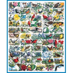 State Birds Flowers Puzzle by White Mountain Puzzles