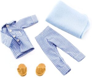 Stripped Pajama Set for Lottie Dolls by Schylling 1