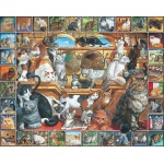 World of Cats Puzzle by White Mountain Puzzles