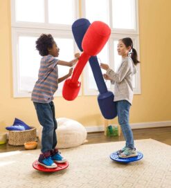 Balance Jousting Set with Inflatable Boppers by Hearthsong 1