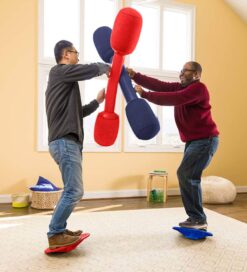 Balance Jousting Set with Inflatable Boppers by Hearthsong 2
