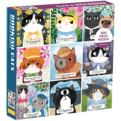 Bookish Cats Puzzle by Mudpuppy