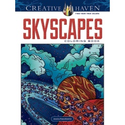 Creative Haven SkyScapes Coloring Book by Dover Publications