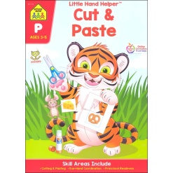 Cut Paste Skills Workbook by School Zone