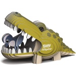 Eugy 3D Cardboard Model Alligator by Geotoys