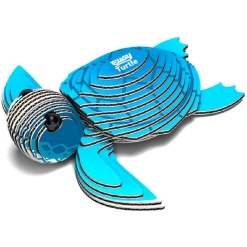 Eugy 3D Cardboard Model Turtle by Geotoys