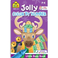 Jolly Holiday Color by Number by School Zone