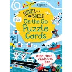 Never Get Bored On the Go Puzzle Cards by Usborne