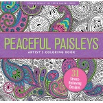 Peaceful Paisleys Adult Coloring Book by Peter Pauper Press