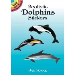 Realistic Dolphins Stickers by Dover Publications
