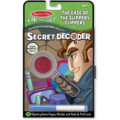 Secret Decoder Case of the Slippery Flippers by Melissa Doug
